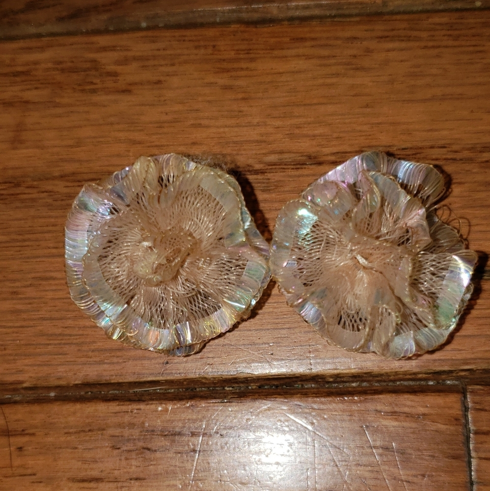 Vintage clip on earrings